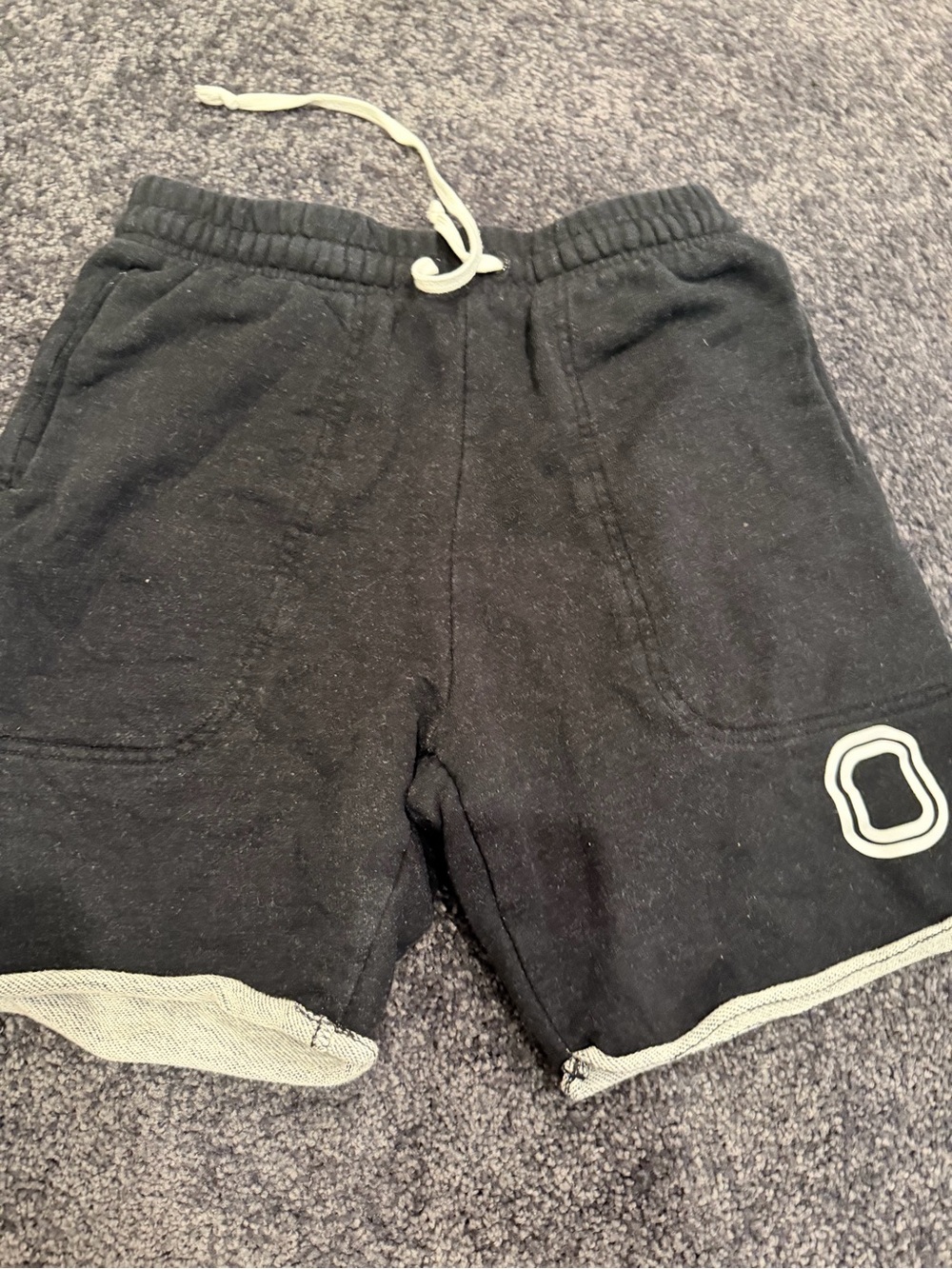 Black Men's Casual Drawstring Shorts